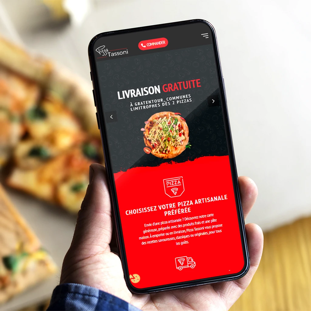 Pizza Gratentour : découvrez Pizza Tassoni, pizzeria artisanale avec pizzas maison, glaces et boissons à emporter ou en livraison.