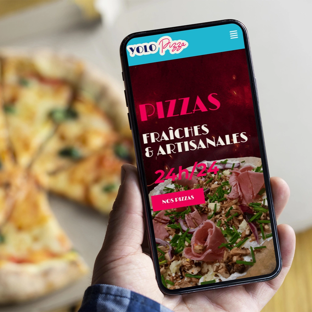 Création de site web pour une Pizzeria dans la Nièvre